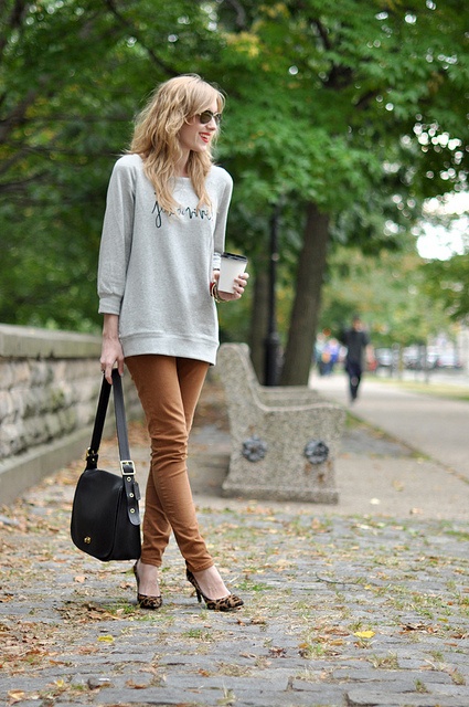 Jenny in Jacquard; NYC fashion blogger; style blog; Pinterest inspiration; Pinspiration; how to wear neutrals in Fall 2012; 