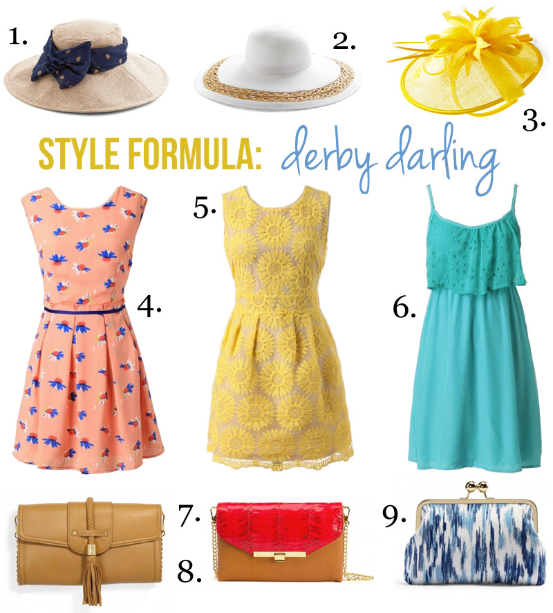 Skirt The Rules Blog; NYC fashion blogger; style blog; shopping collage; summer dresses; floppy hats; Modcloth On Holiday Hat; Modcloth Vinyard Vacation Hat; Modcloth Tilt the End of Time yellow fascinator; Ruche Blossoming Creativity Print Dress; Ruche St. Claire Embroidered Yellow Floral Dress; Ruche Current Rush Eyelet turquoise dress; C. Wonder Braided Tassel Pebbled Leather Clutch; C. Wonder Watersnake Tab Lock Clutch; C. Wonder Abstract Ikat Clutch