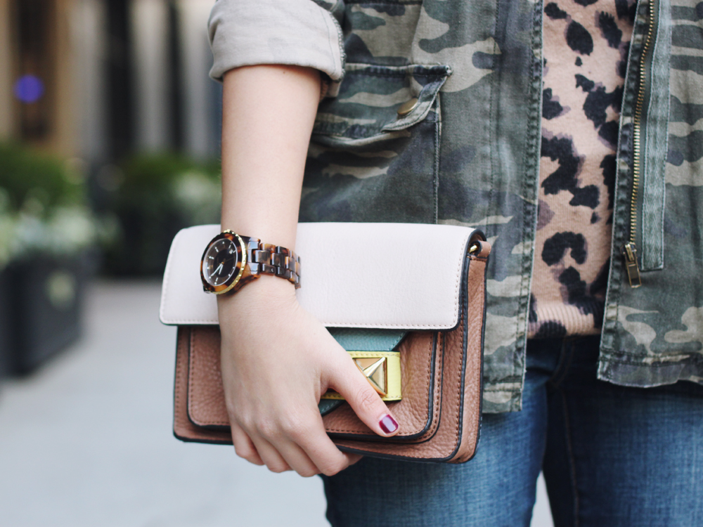 Linea Pelle Grayson Bar Clutch