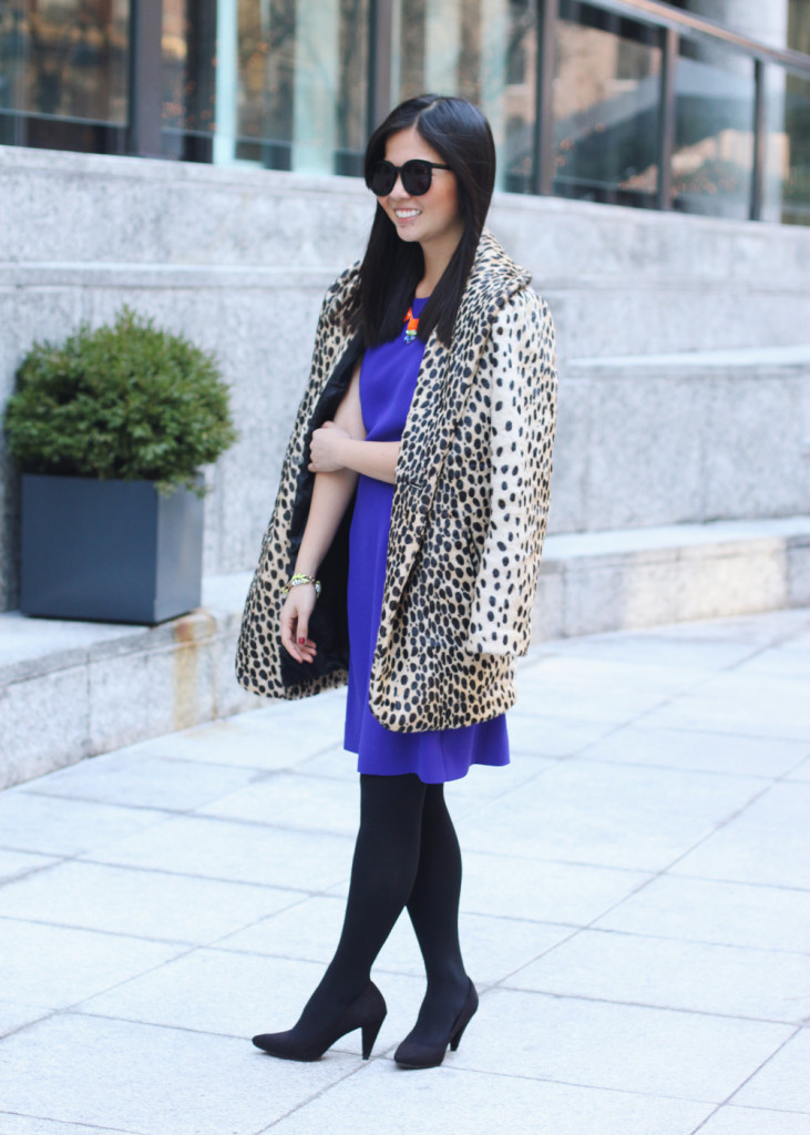 ASOS leopard coat