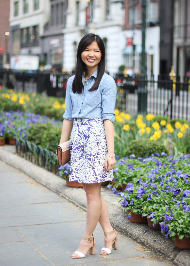 Spring Mixed Print Outfit
