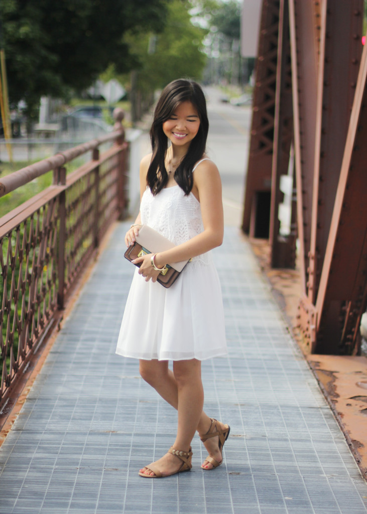 Boho-Inspired White Dress