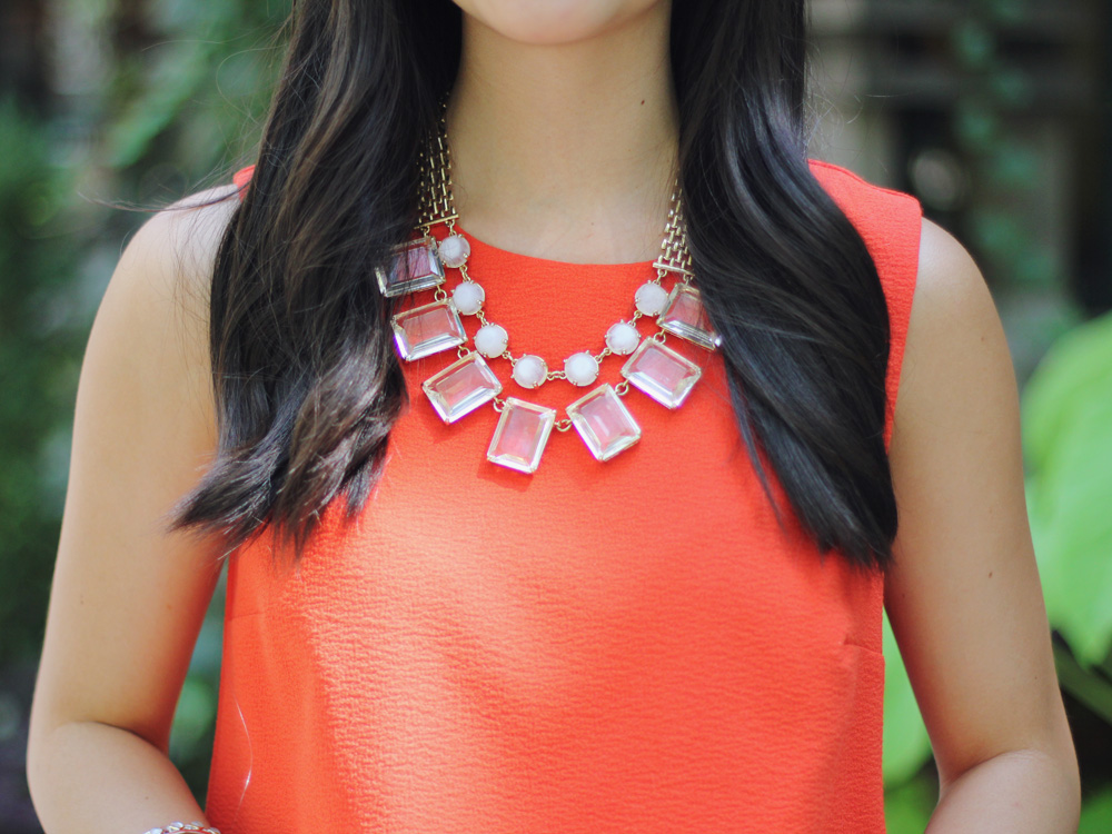 Layered Crystal Statement Necklace