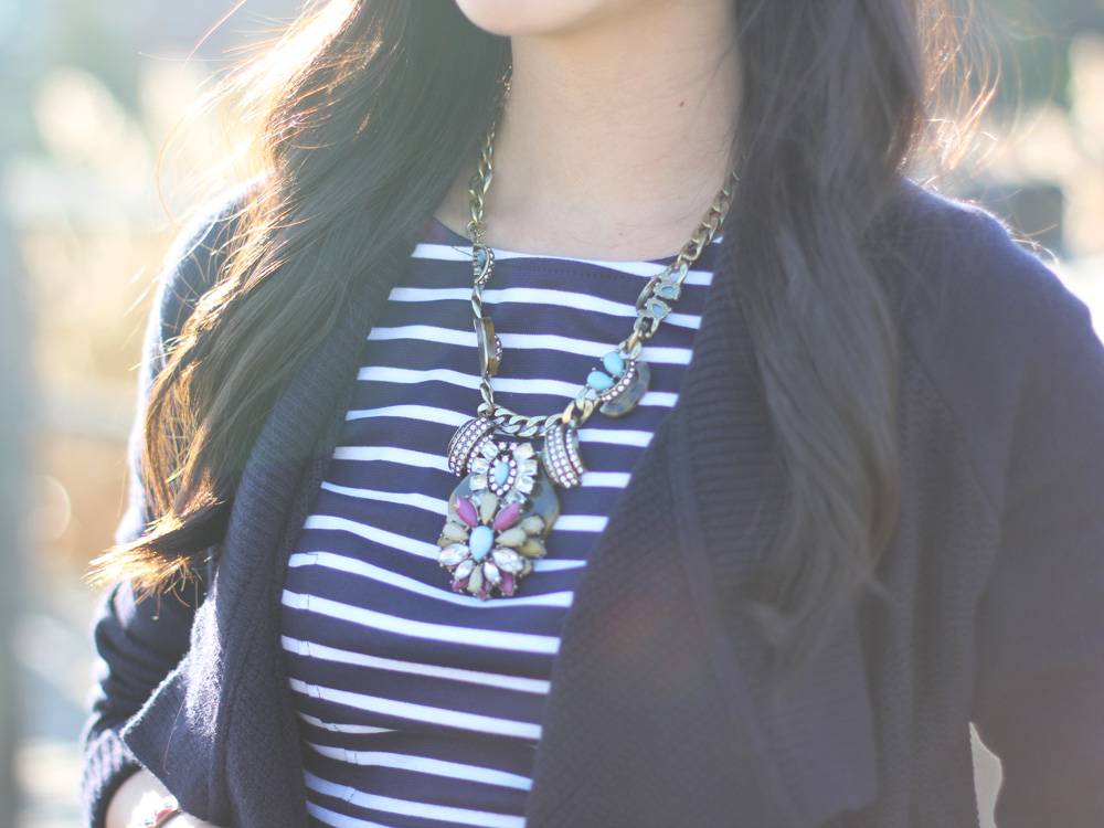 Benevolent Jewels Statement Necklace J.Crew-Inspired Tortoise Statement Necklace