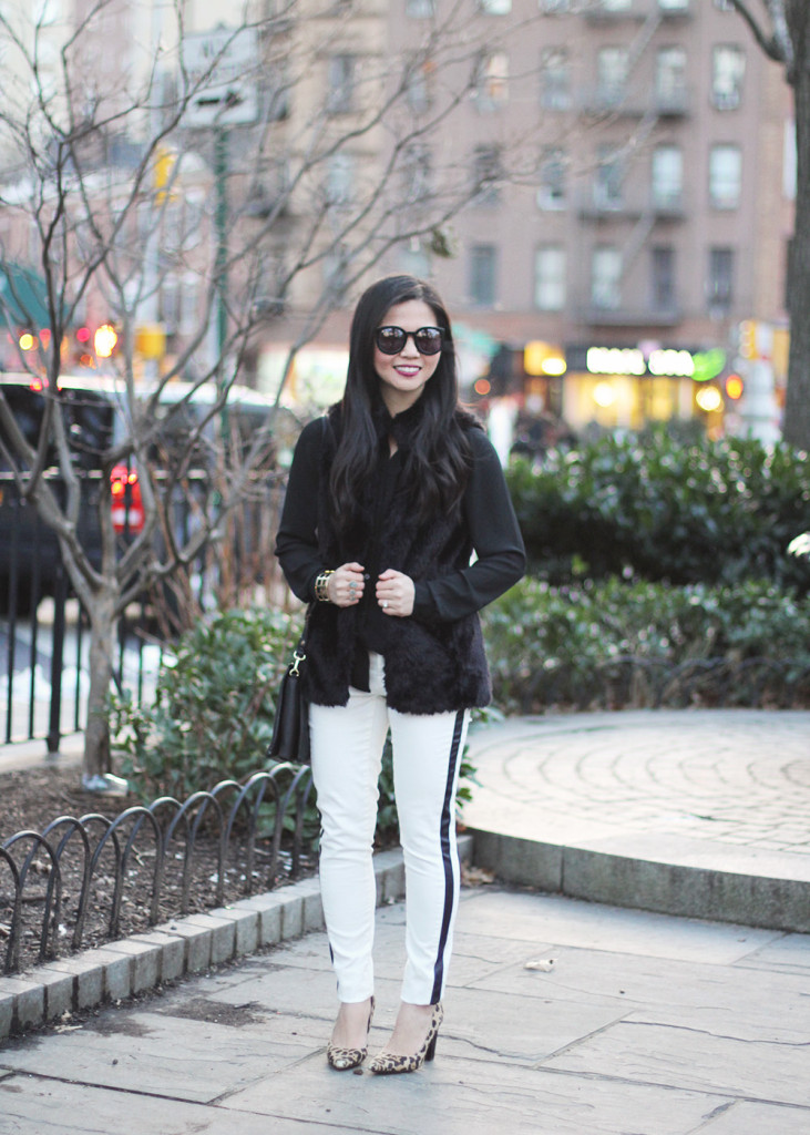 Skirt The Rules // Black & White Winter Outfit