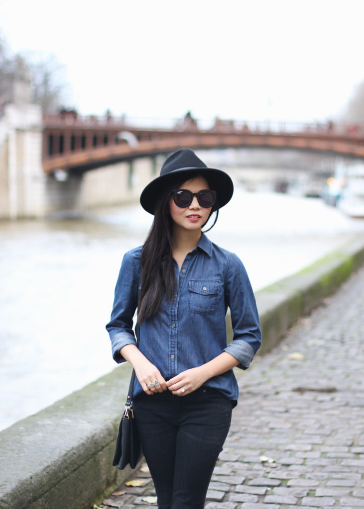 Black & Chambray OUtfit