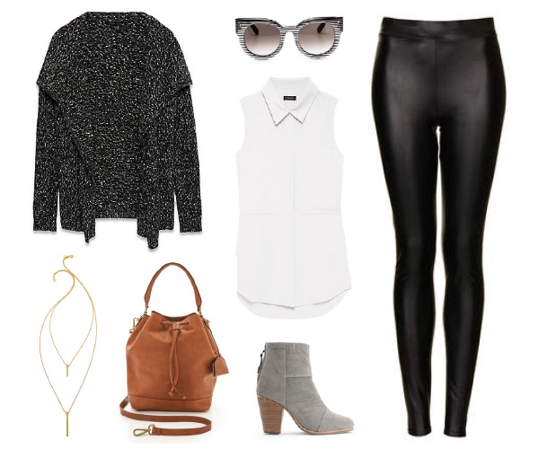 Black, Brown and Grey Winter Outfit