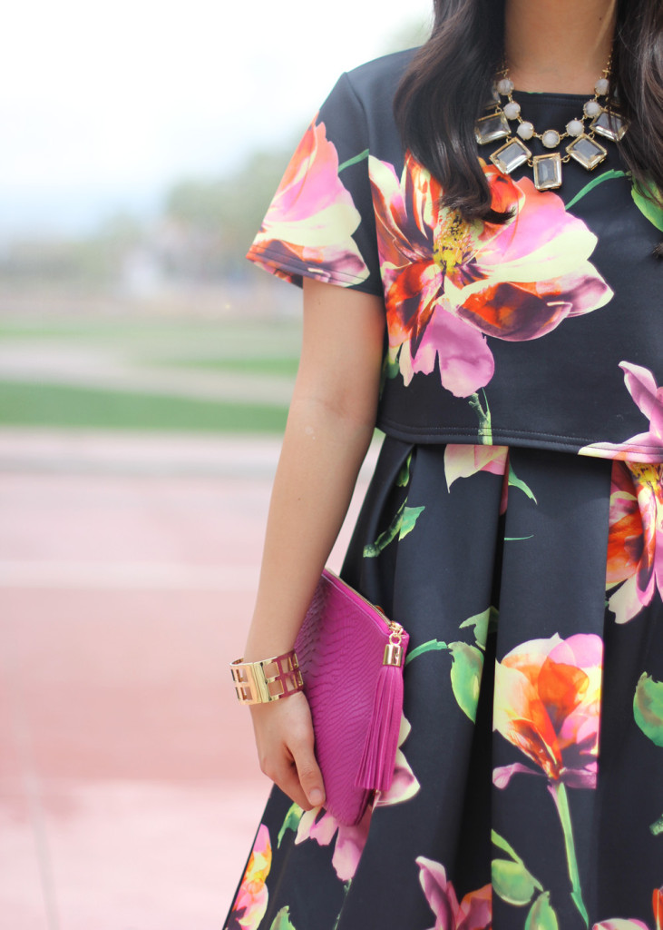 Skirt The Rules // Matching Floral Top & Skirt