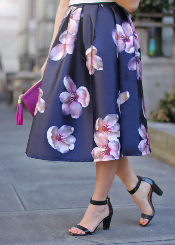 Skirt The Rules // Floral Midi Skirt