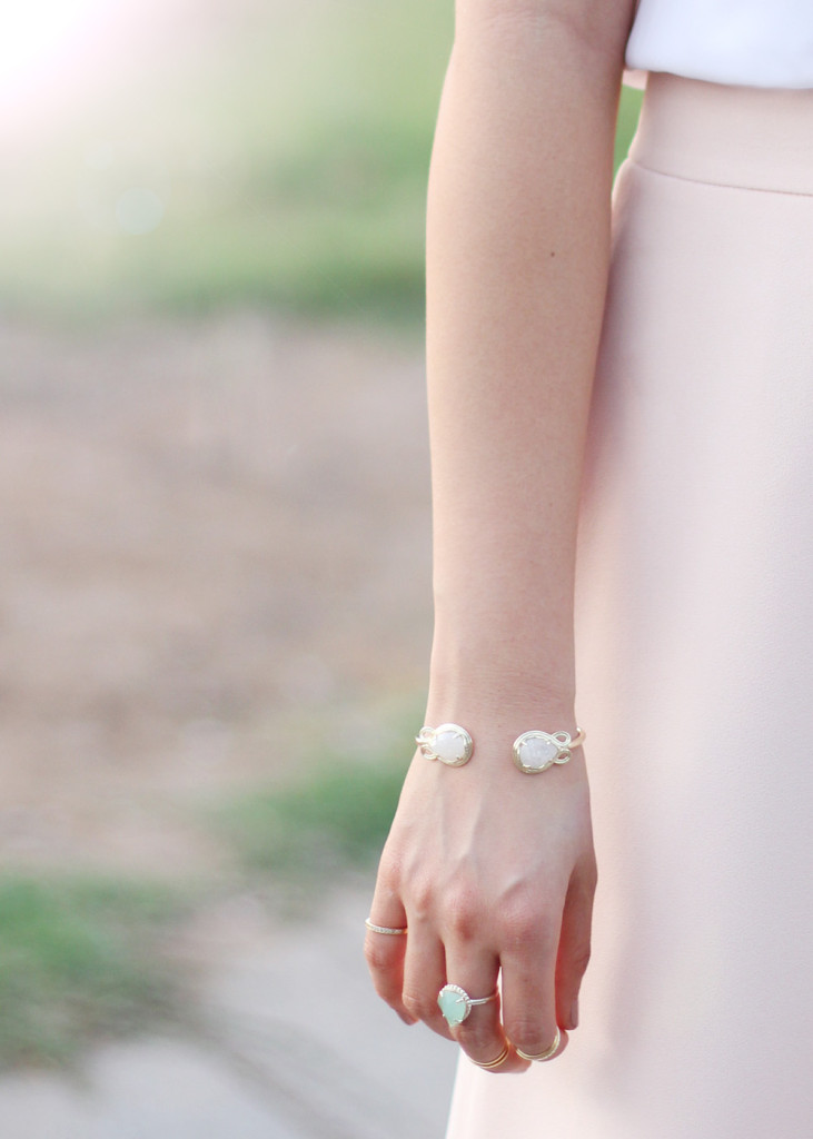 Skirt The Rules // Druzy Cuff