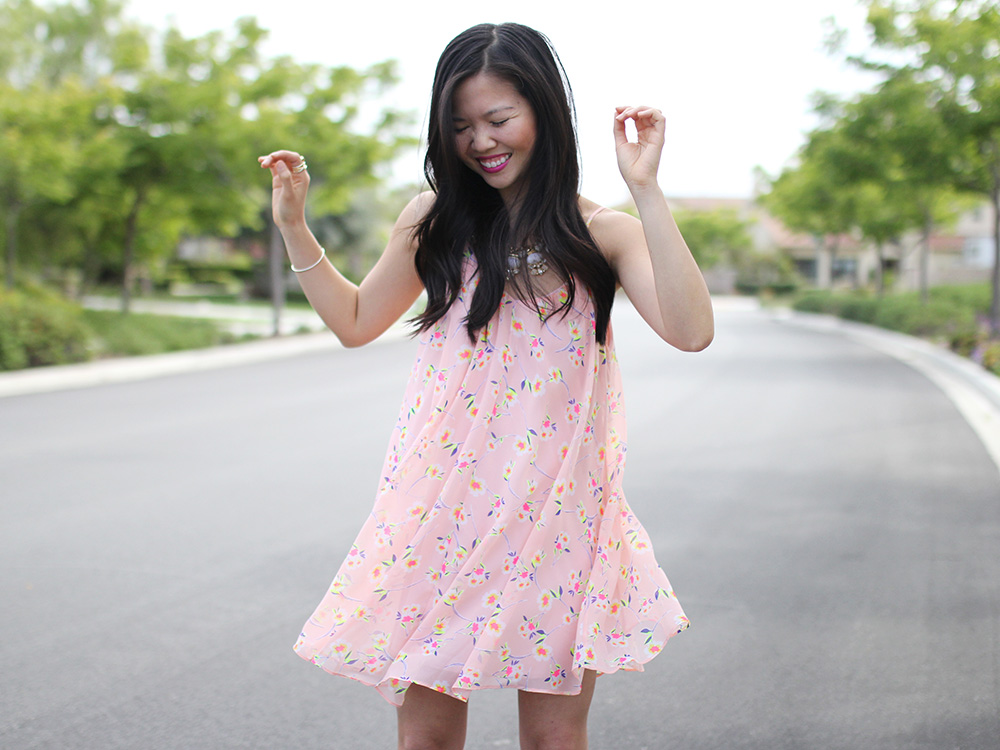 Skirt The Rules // Floral Trapeze Dress