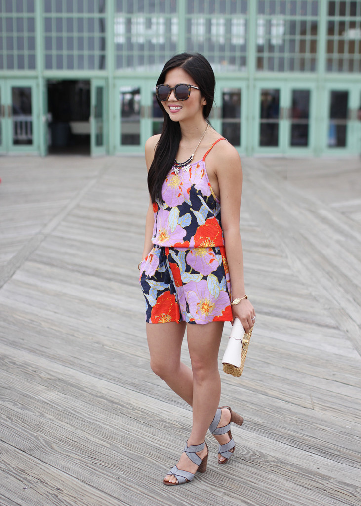 Skirt The Rules // Floral Romper