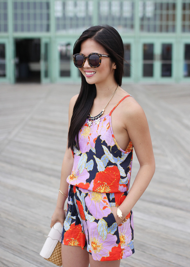 Skirt The Rules // Floral Romper