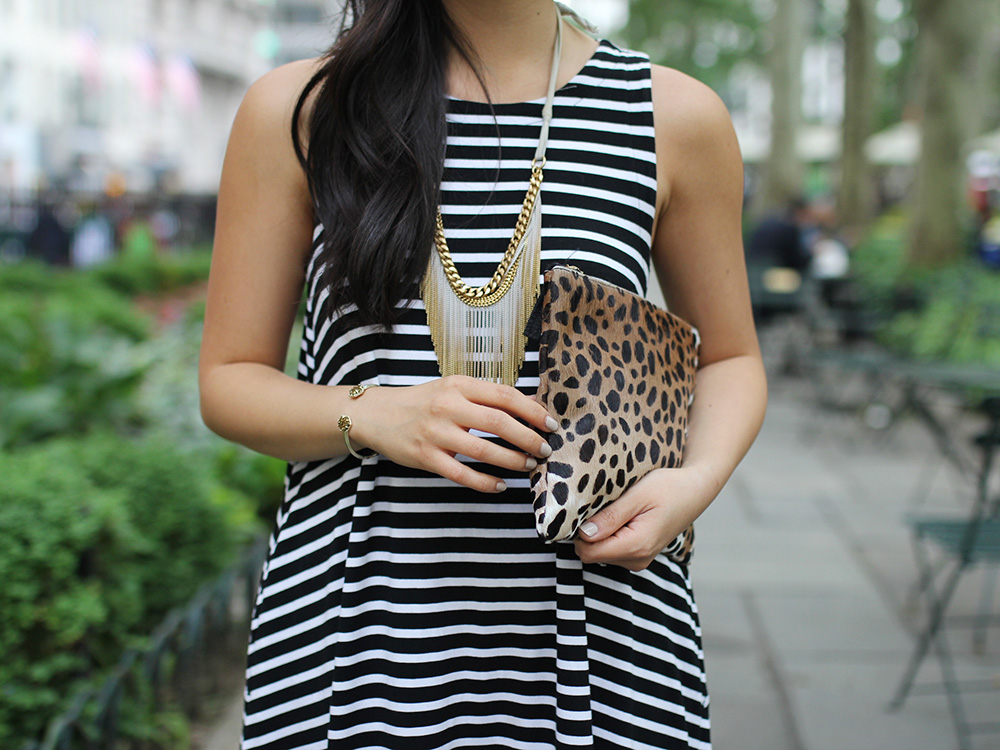 Skirt The Rules // Leopard and Stripes Mixed Prints