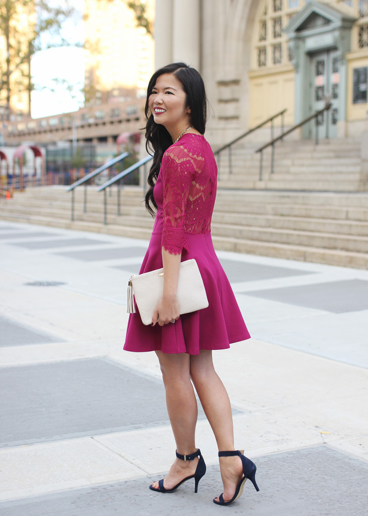Skirt The Rules // Pink Lace Dress