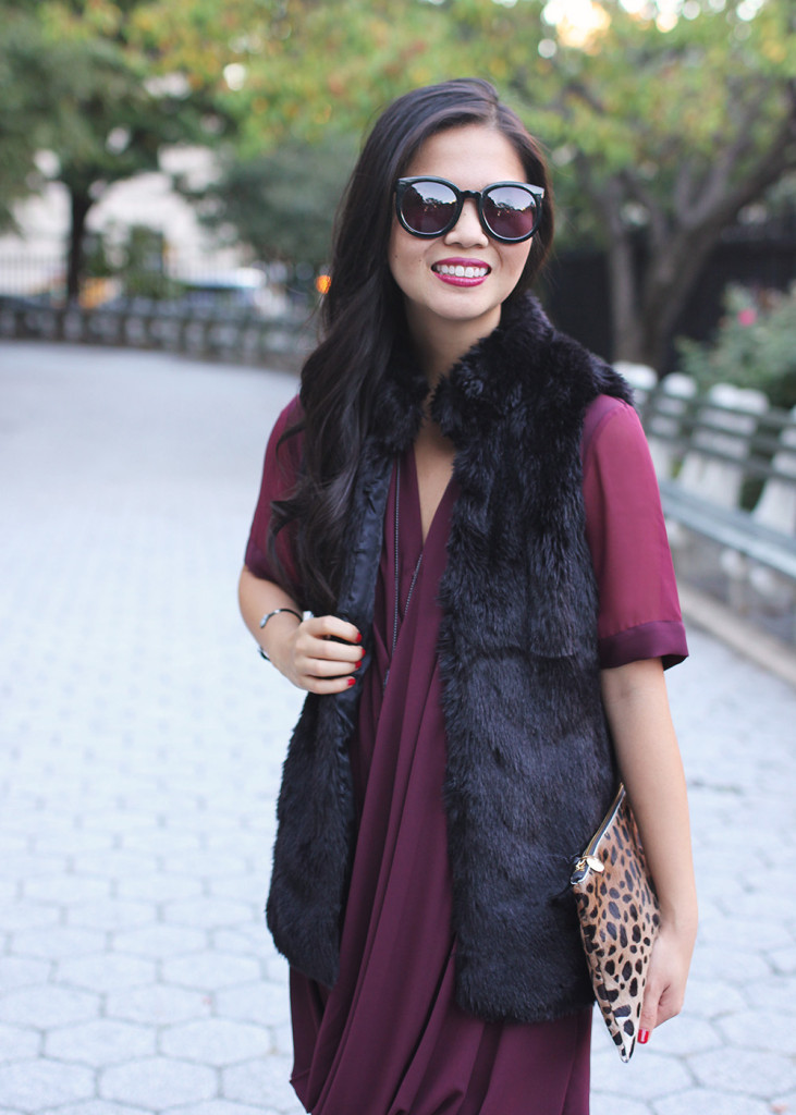 Skirt The Rules // Black, Burgundy and Leopard