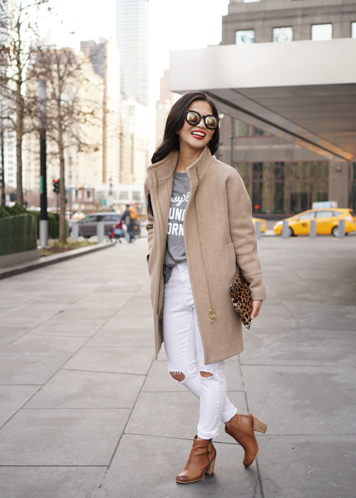 Skirt The Rules / Neutral Weekend Outfit