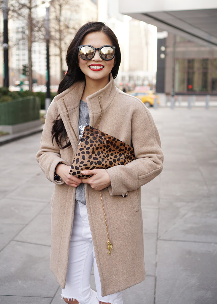 Skirt The Rules / Leopard Clutch