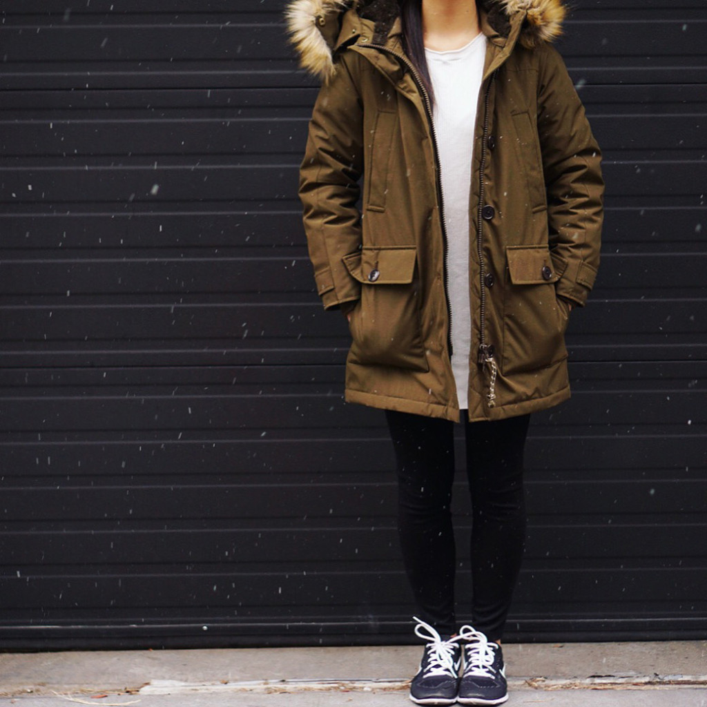 Skirt The Rules / Army Green Winter Parka