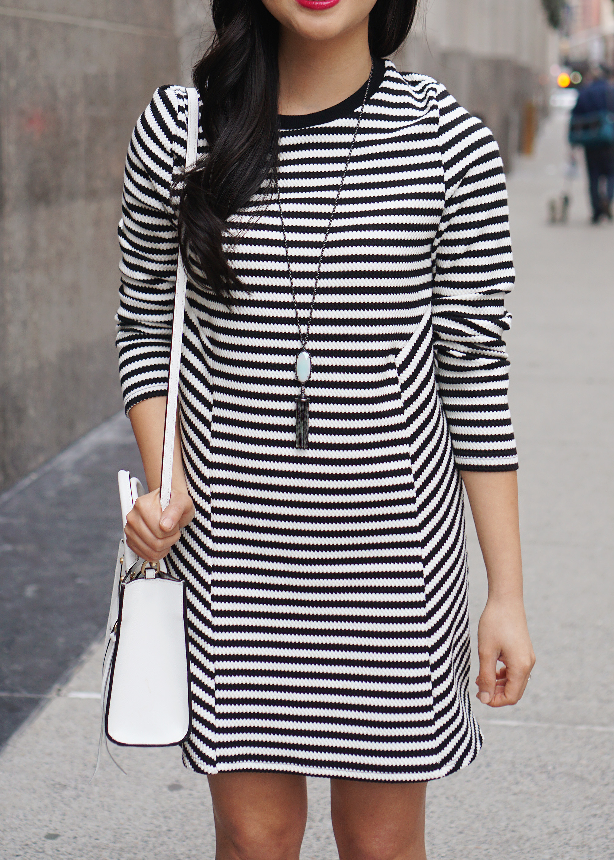 5 Ways to Wear a Black & White Striped Sweater - This is our Bliss