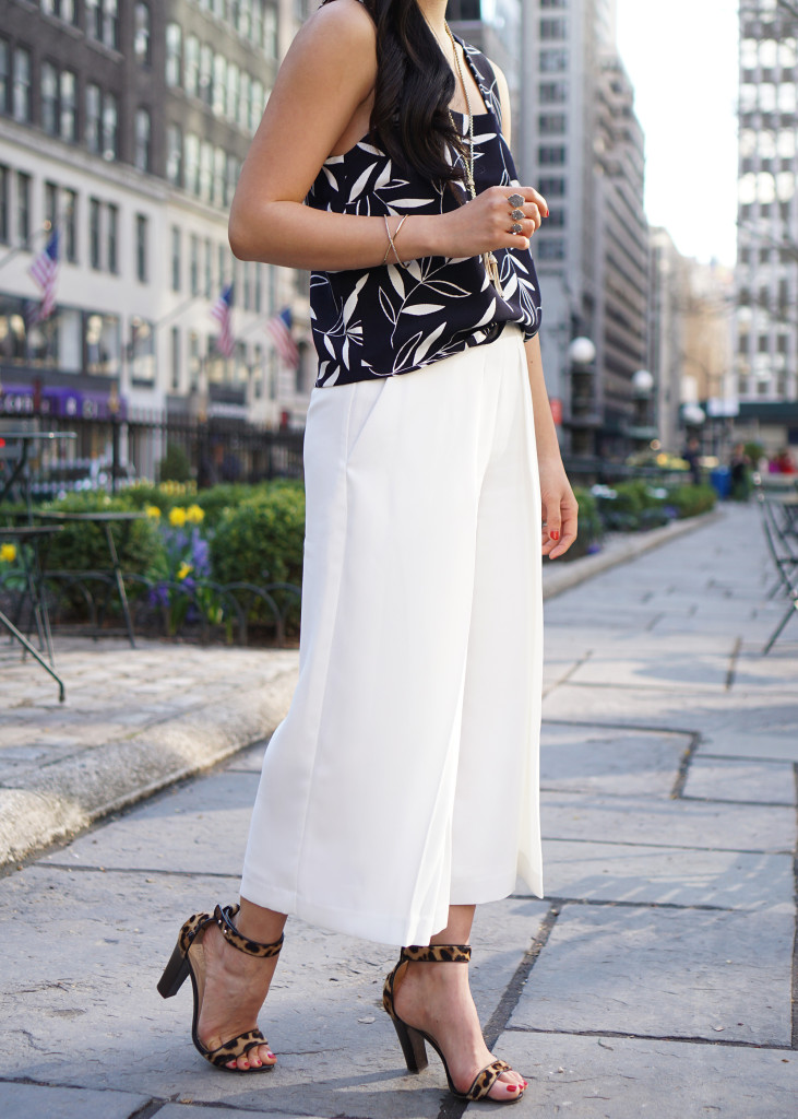 Skirt The Rules / White Culotte Pants