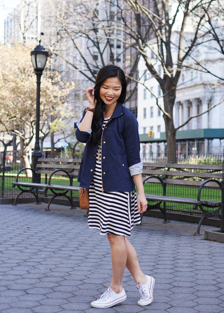 Skirt The Rules / Striped Trapeze Dress