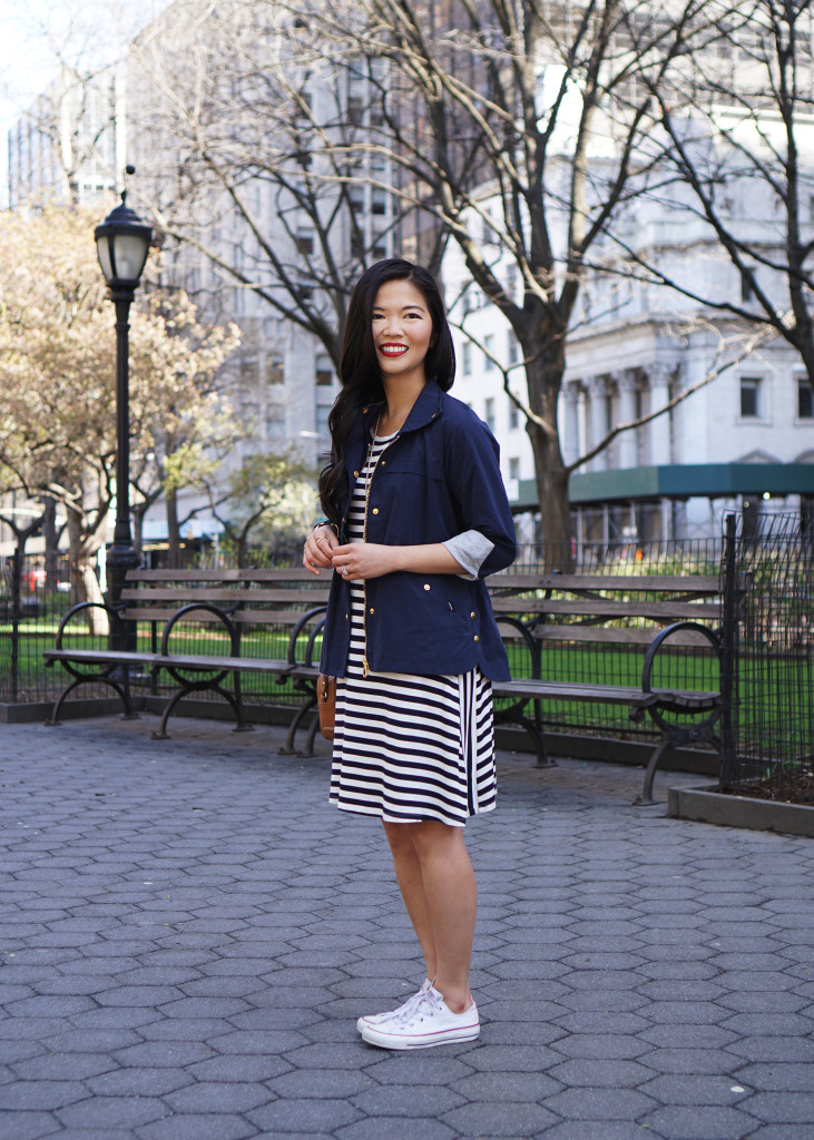 Skirt The Rules / Striped Trapeze Dress