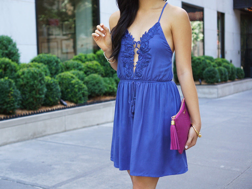 Skirt The Rules / Plunging Neckline Party Dress