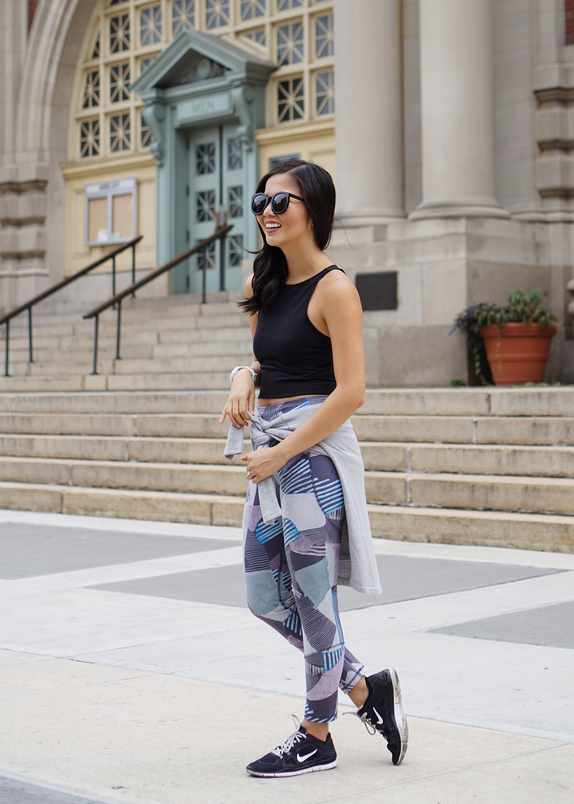 Workout Outfit / Lou & Grey Printed Leggings