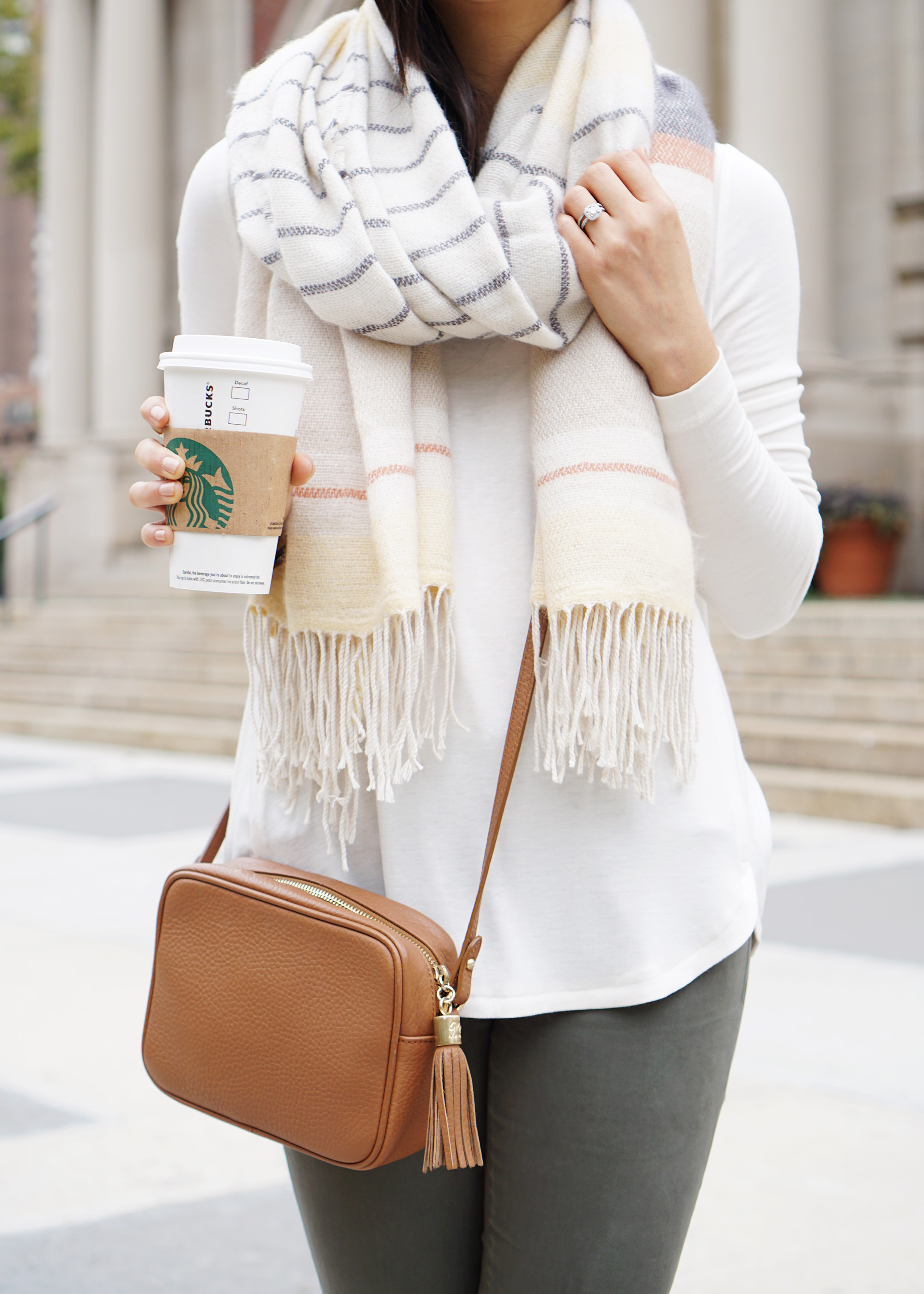 Skirt The Rules / Cozy Striped Scarf