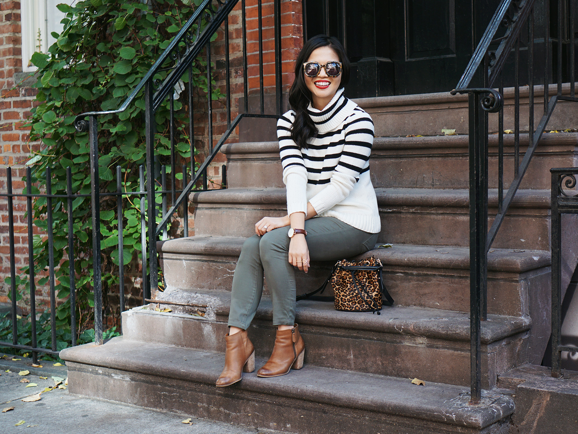 Must Have Sweater: Striped Turtleneck