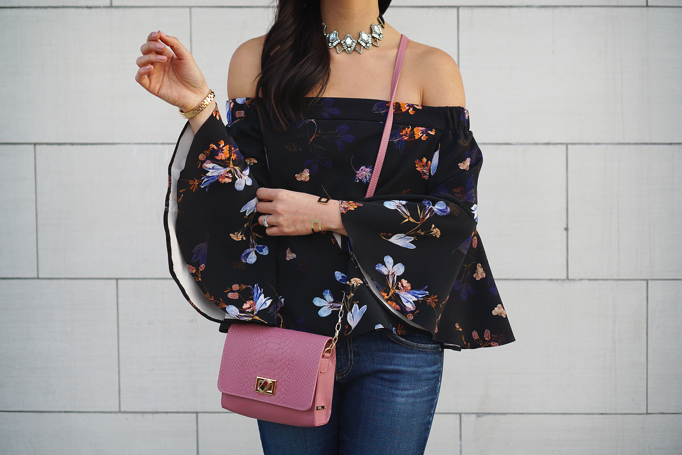 Skirt The Rules / Off the Shoulder Top