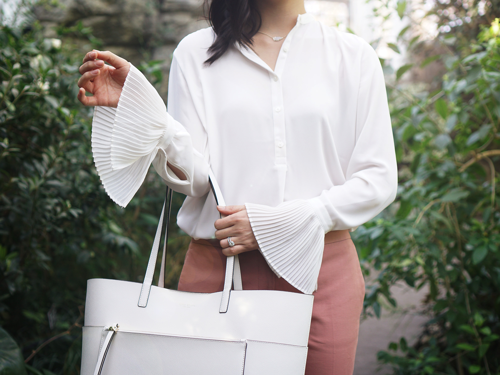 Skirt The Rules / Pleated Sleeve Blouse for Work