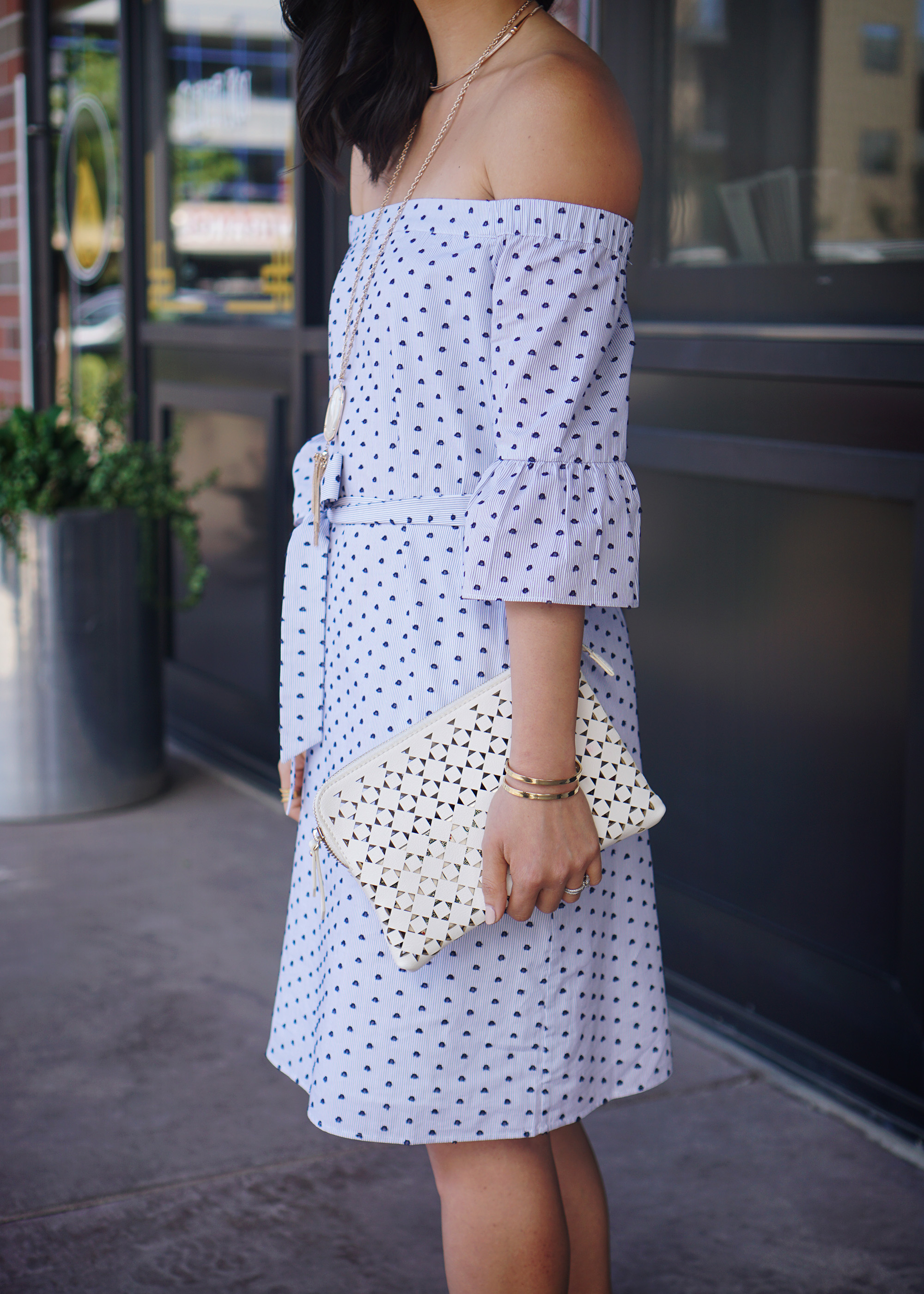 Skirt The Rules / Off the Shoulder Bell Sleeve Dress