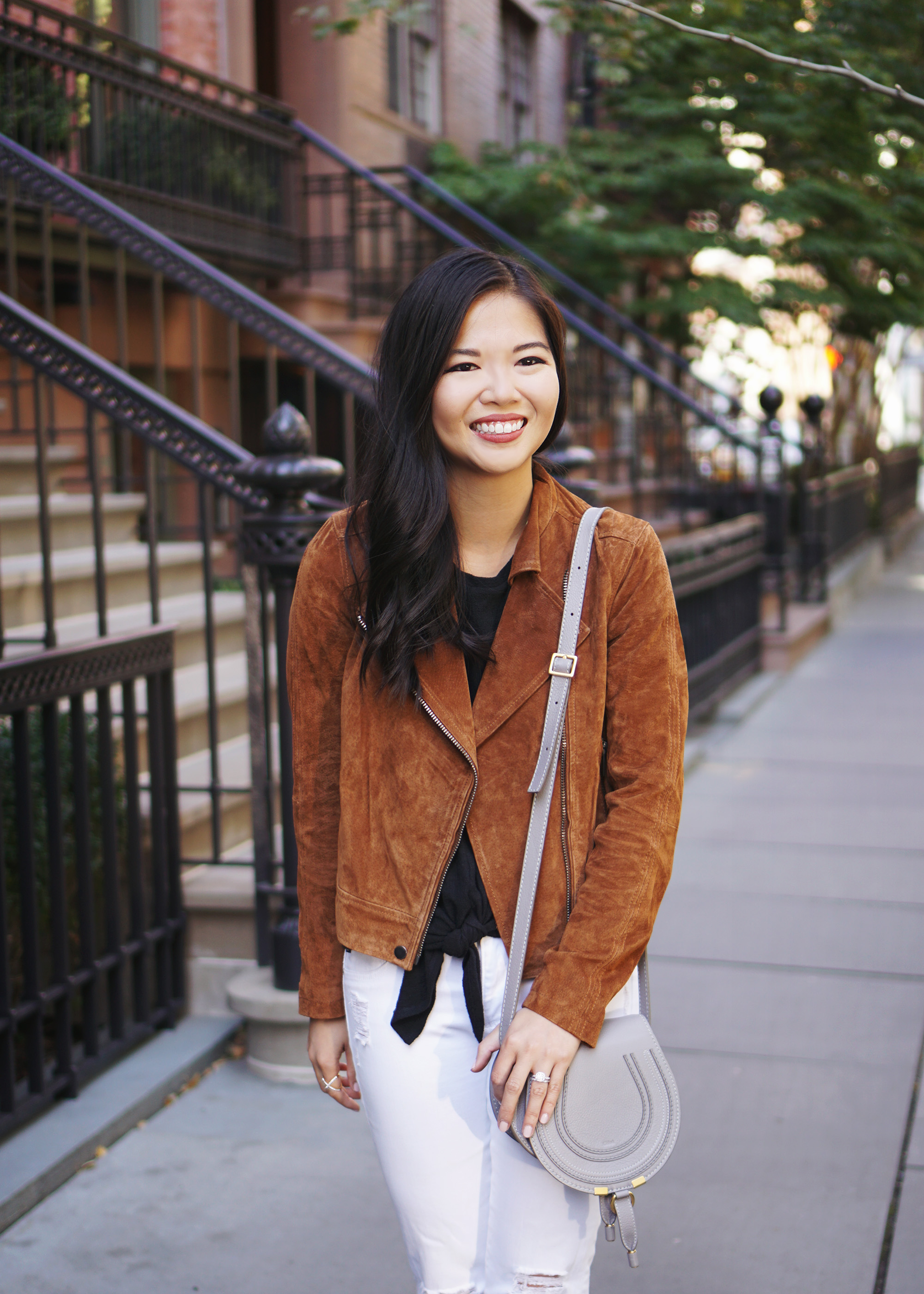 The Perfect Suede Moto Jacket for Fall – Skirt The Rules