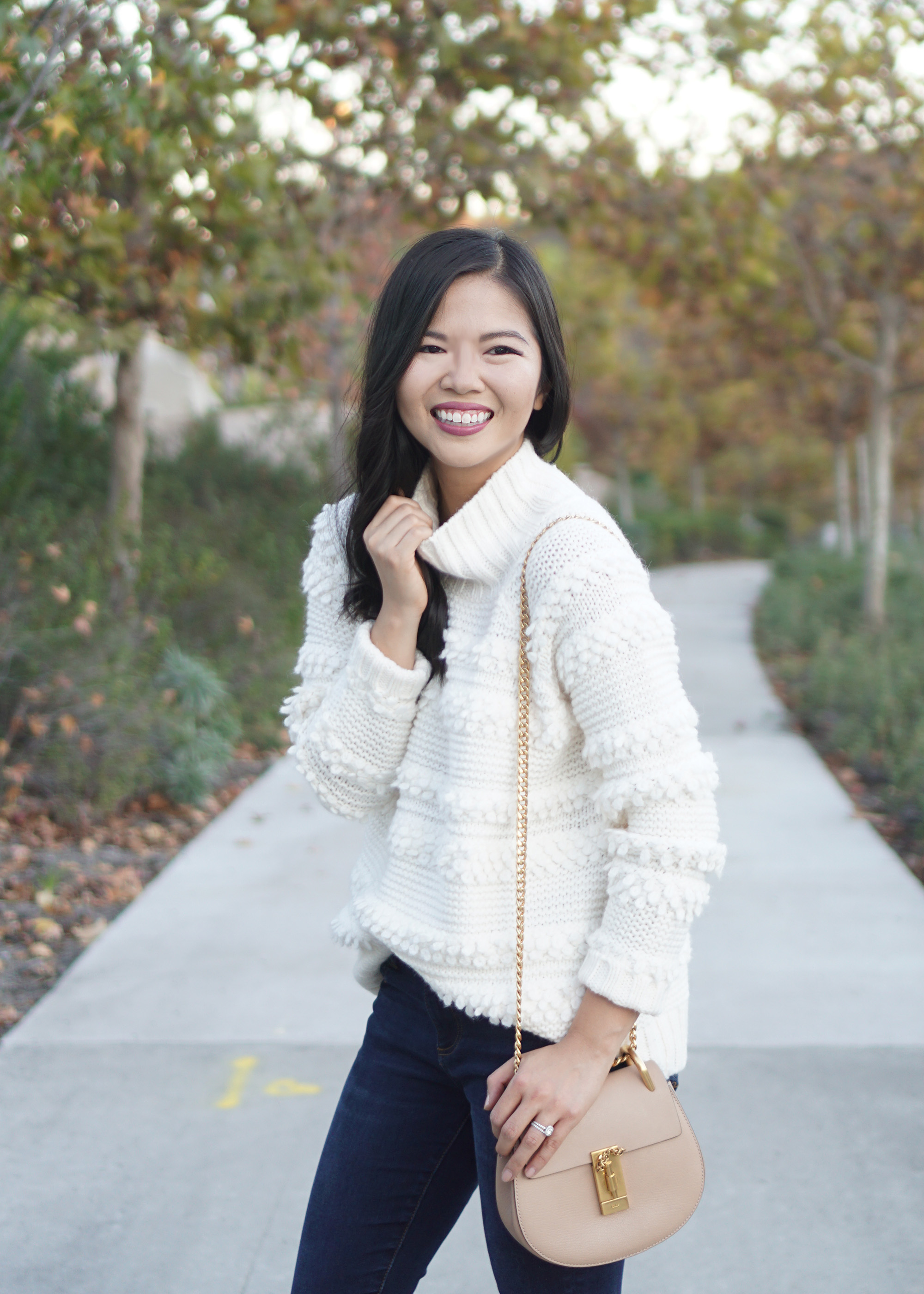 Skirt The Rules Lou and Grey Cream Fringe Sweater 1
