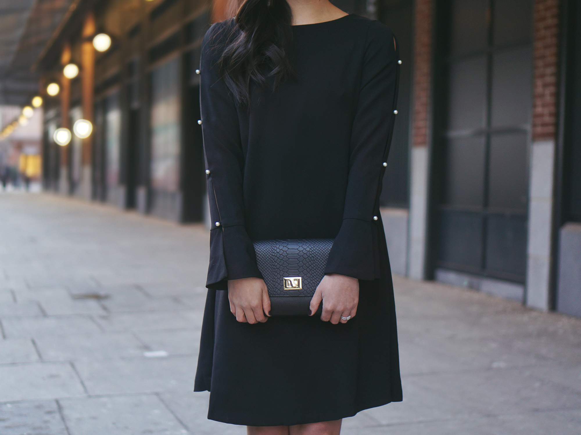 Little Black Dress with Long Sleeves