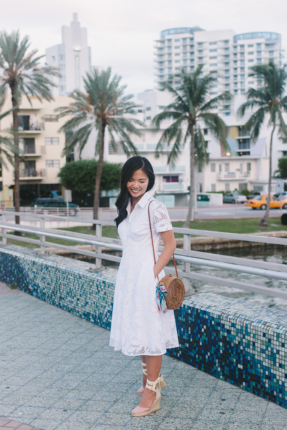 Summer Style Inspiration // Floral White Shirtdress