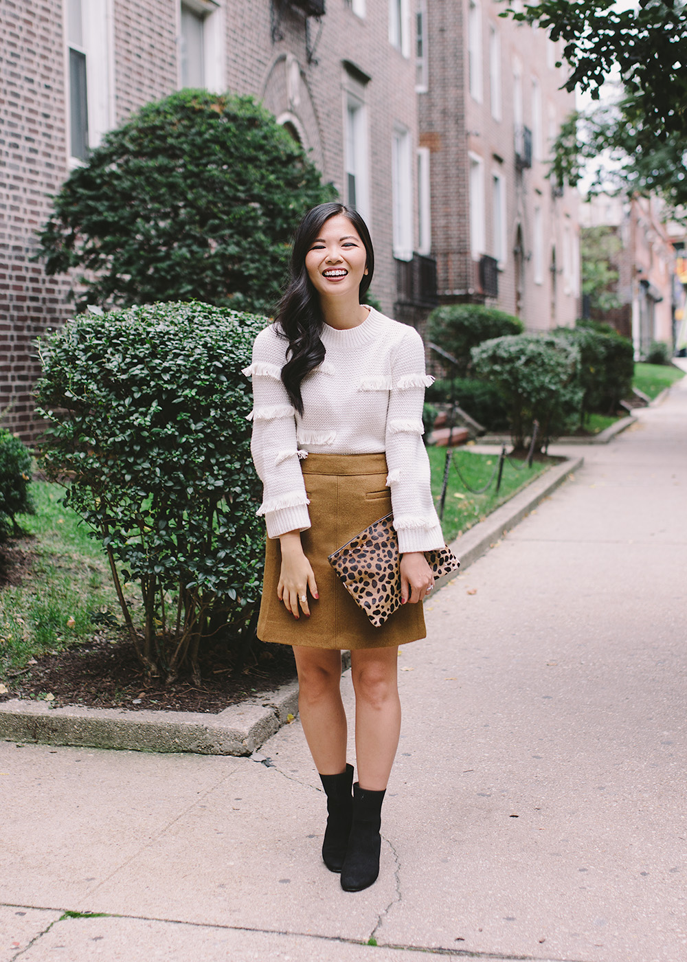 What to Wear with Black Ankle Sock Booties