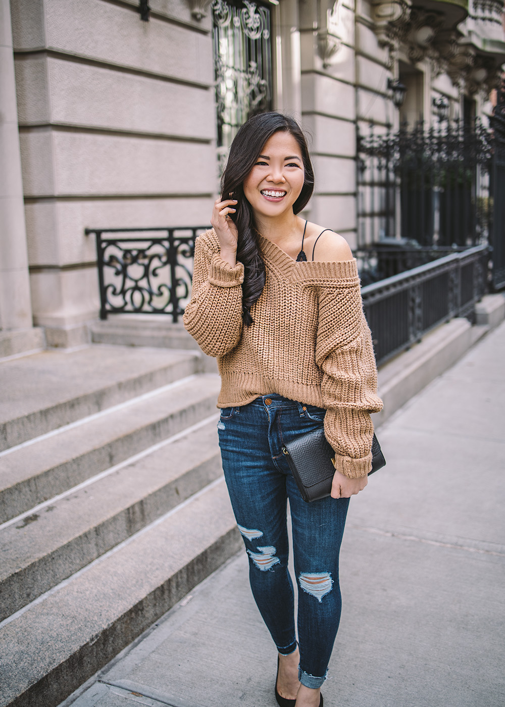 sweater jeans outfit