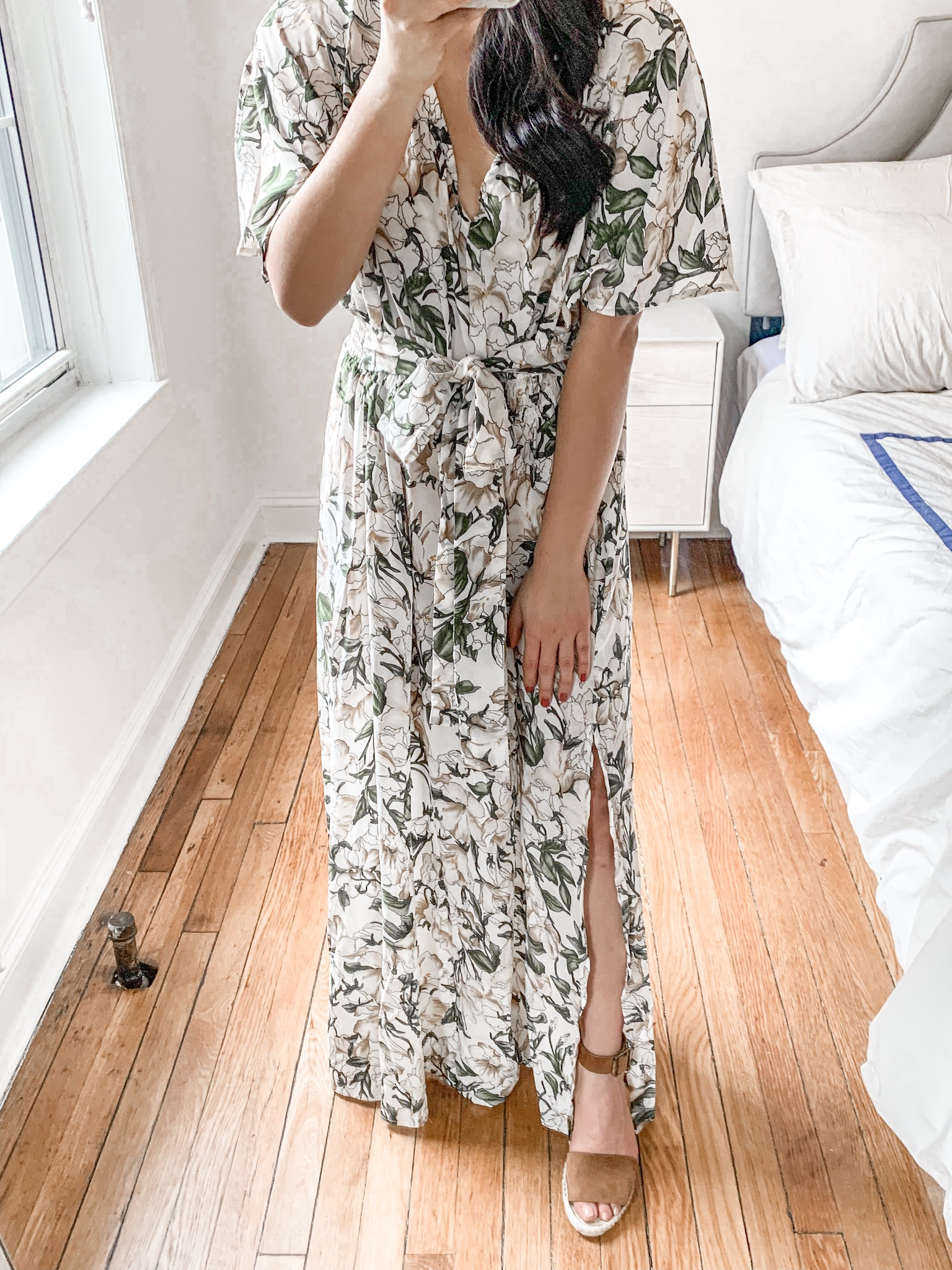Spring Style / Floral Maxi Dress