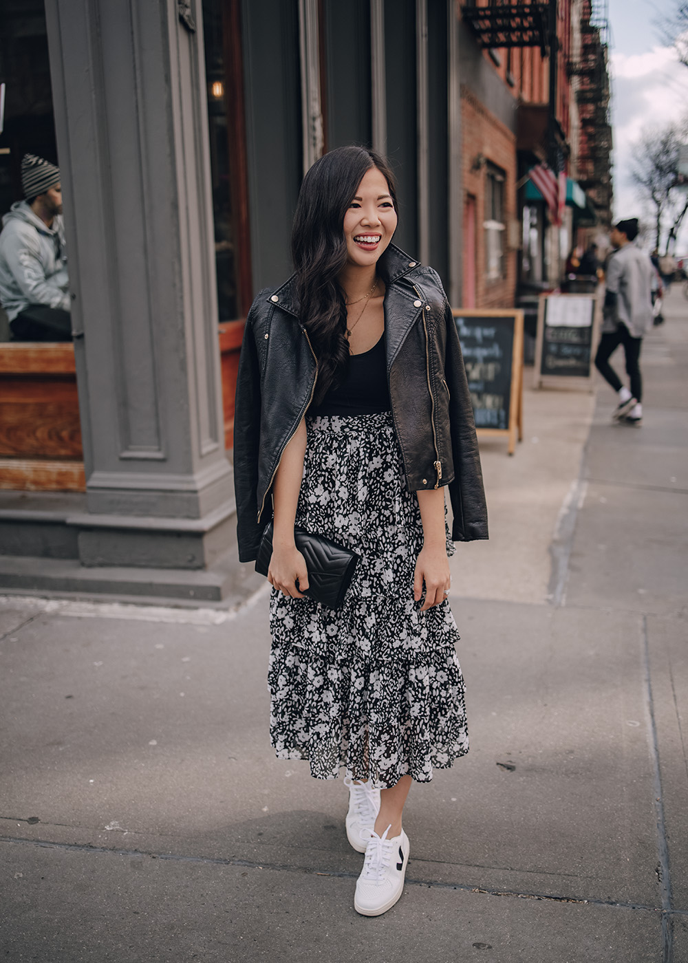 Two Ways to Wear a Ruffle Floral Skirt – Skirt The Rules