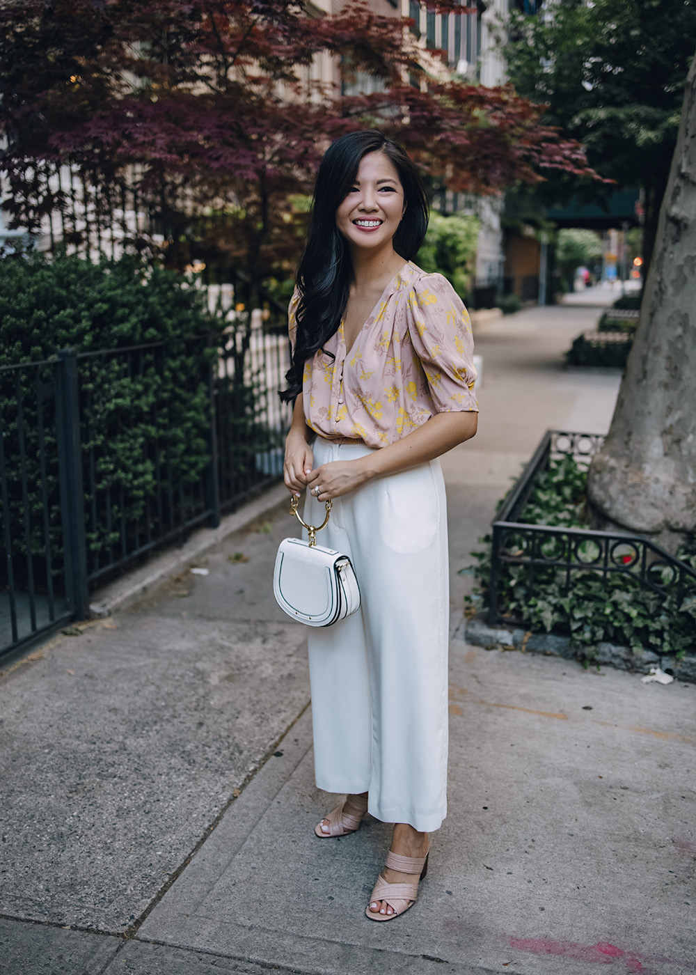 Spring Neutrals Outfit - White on White With Nude