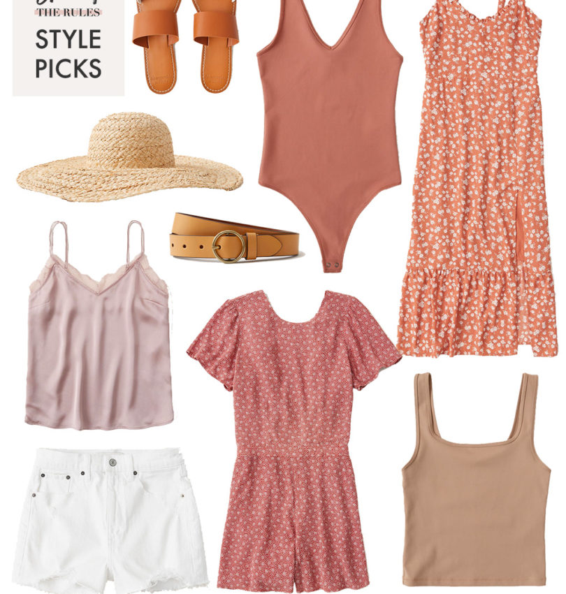 Collage of Summer Clothing from Abercrombie & Fitch
