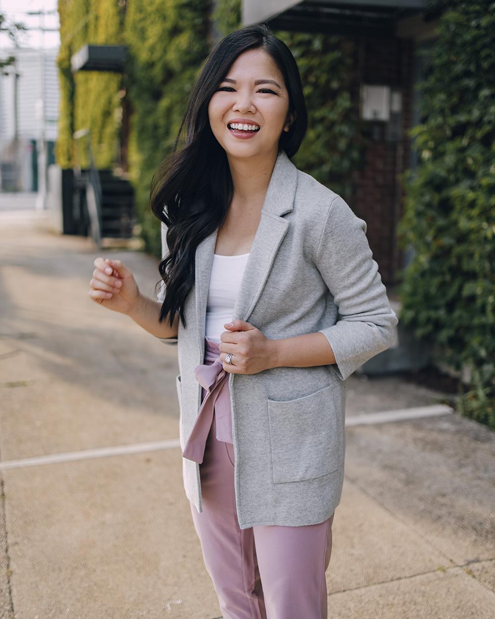 Two Ways to Wear: Lilac Work Pants – Skirt The Rules